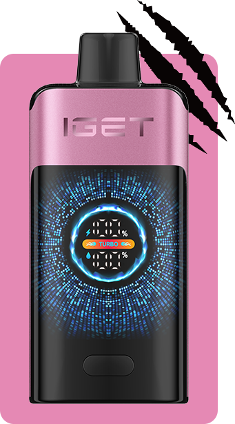 IGET Smart Turbo Pod Vape Device – Rose Pink Edition