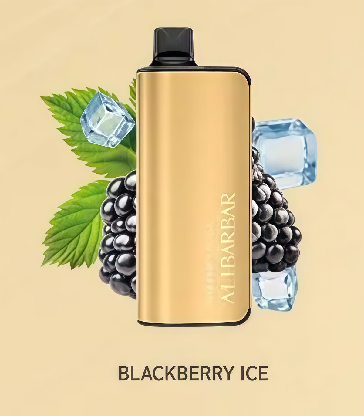 Alibabar blackberry ice vape atomizer device with blackberries and ice cubes