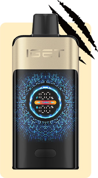 IGET Smart Turbo Pod Vape Device – Champagne Gold Edition