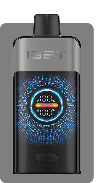 IGET Smart Turbo Pod Vape Device – Metallic Gray Edition